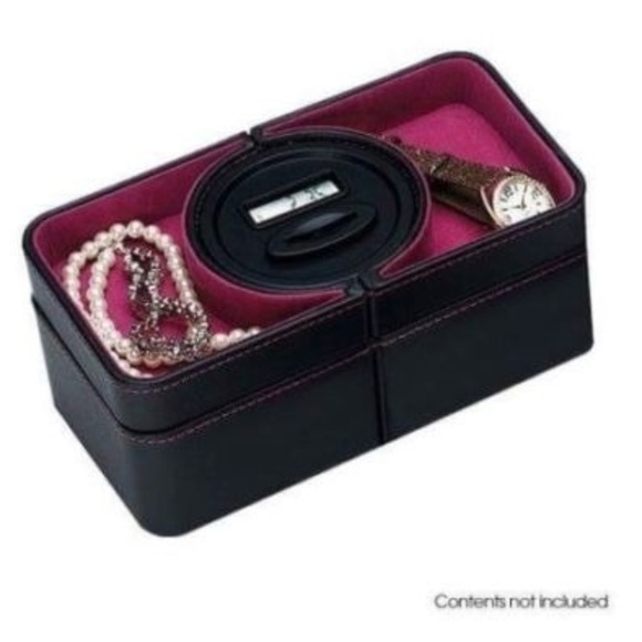 ULTIMATE JEWELRY VALET & COIN COUNTER - BLACK/PINK (BRAND NEW) - Picture 1 of 1